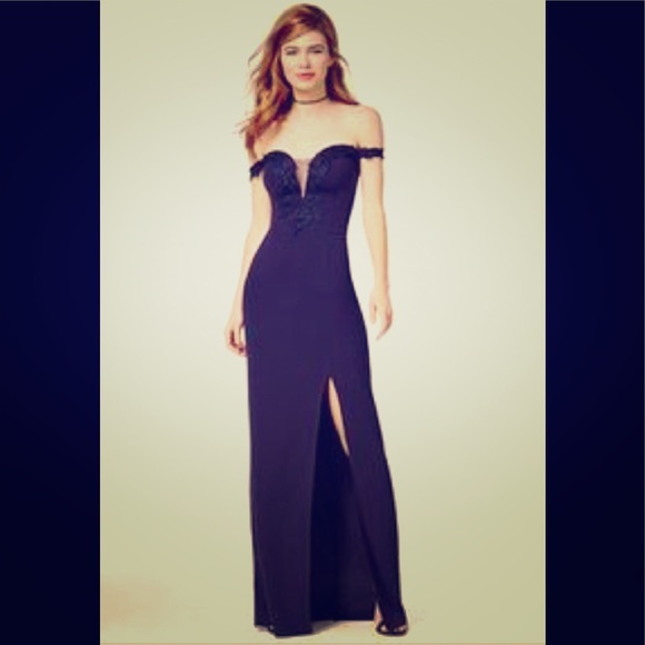Teeze Me Dresses & Skirts - NWT Navy prom/wedding/formal/evening gown size 7